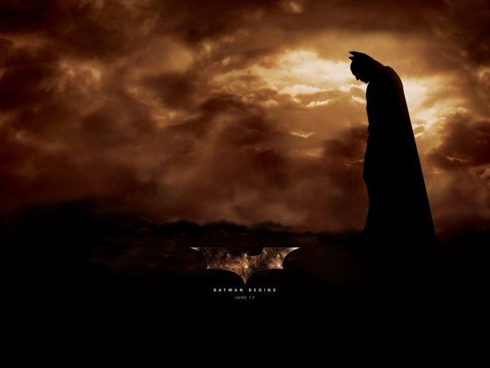 Batman Begins Poster - HD Wallpaper