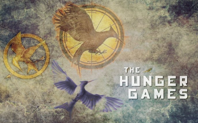 The hunger games symbols HD wallpaper