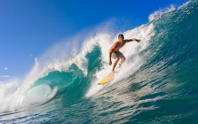 Beautiful but dangerous - summer surf