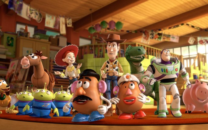 All Toy story's characters - cartoons