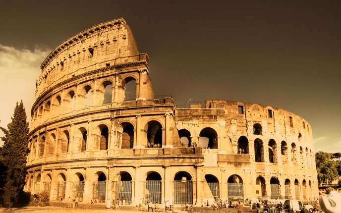 Colosseum HD wallpaper