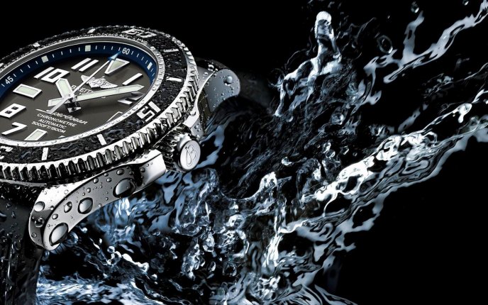 Breitling watch - advertising HD wallpaper