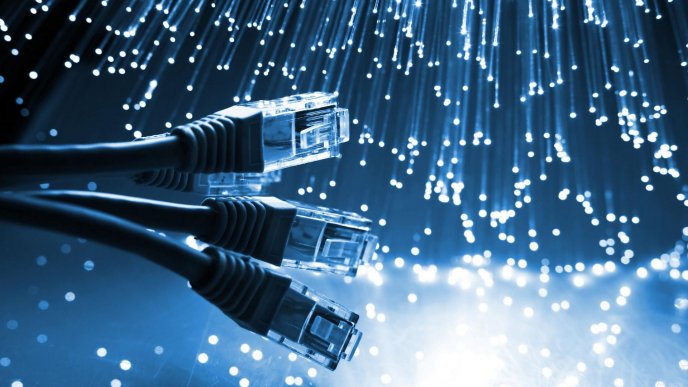 Computer cables - internet, optical fiber