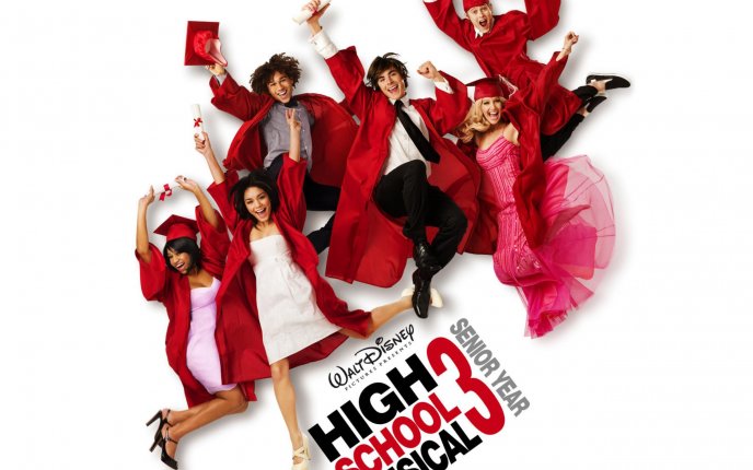 High school musical 3 - senior year poster HD wallpaper