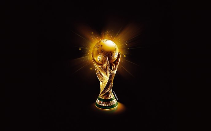 FIFA world cup - golden earth globe - sport hd wallpaper