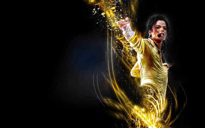 Glorious Michael Jackson - the king of pop music