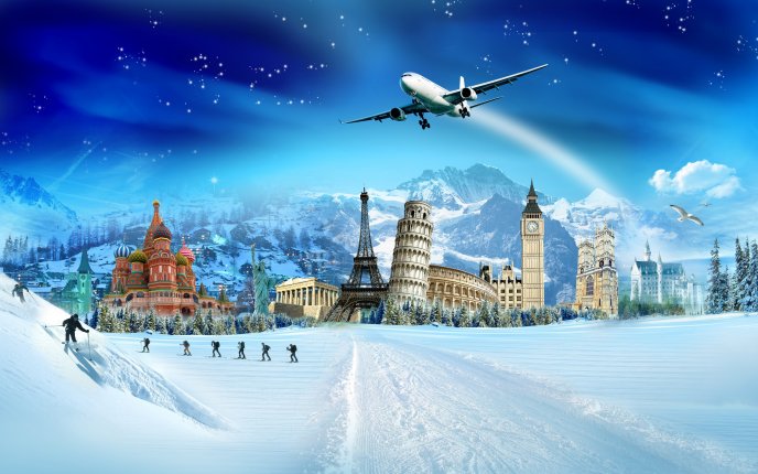 Every country has its attractions for winter