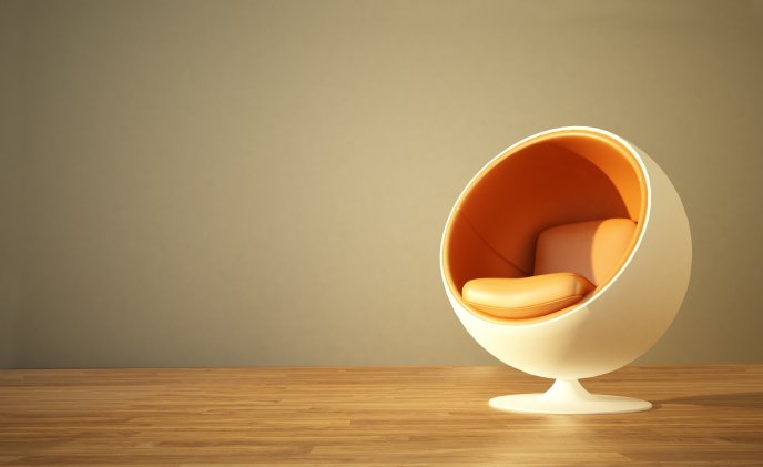 Round chair - an original form