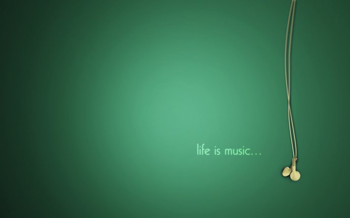 Green wall - Life is music