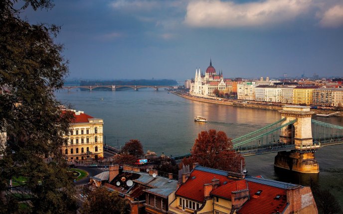 The beautiful view from Budapest - HD wallpaper
