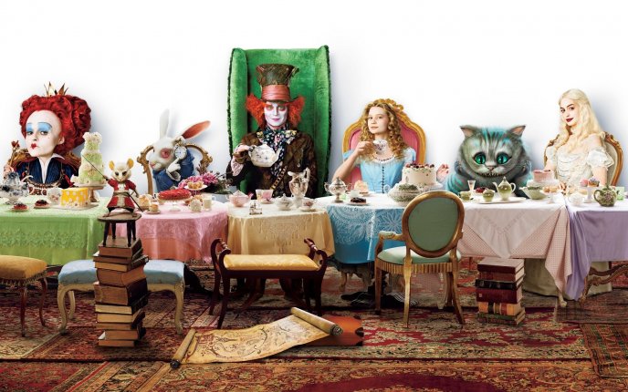 Funny characters from Alice in Wonderland