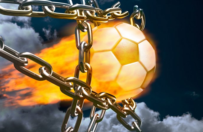 Power fireball - HD football wallpaper