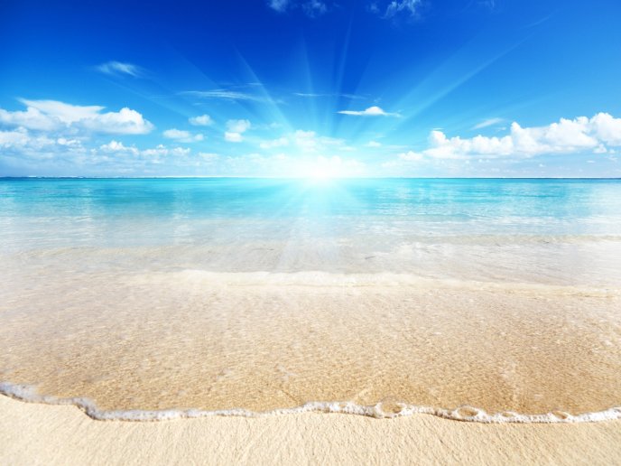 Sunny days at the seaside - HD wallpaper