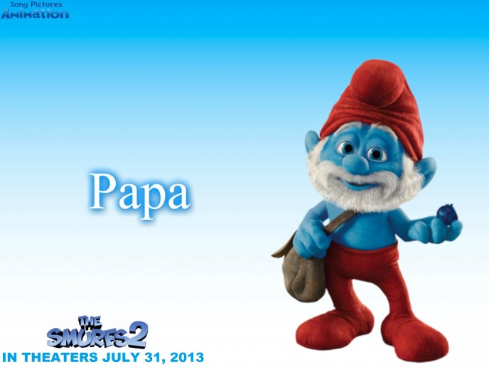Papa smurf - the most intelligent smurf