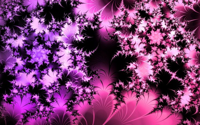 Abstract colorful background - pink and purple leaves