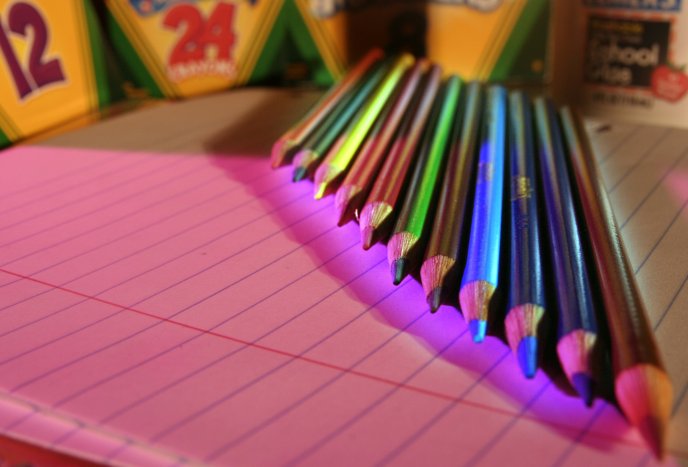 Magic crayons for a new school year