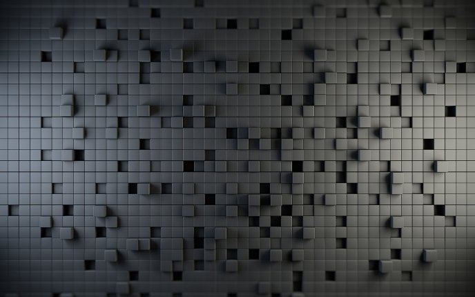A wall of cubes - a puzzle