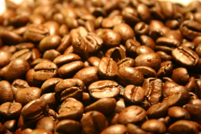 Roasted coffee beans - HD wallpaper