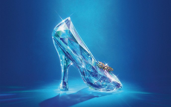 Crystal shoe for the New Cinderella of 2015