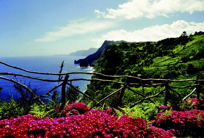 Wonderful island - Madeira with a romantic landscape