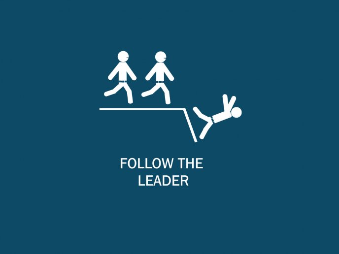 Funny message about the leader - HD wallpaper