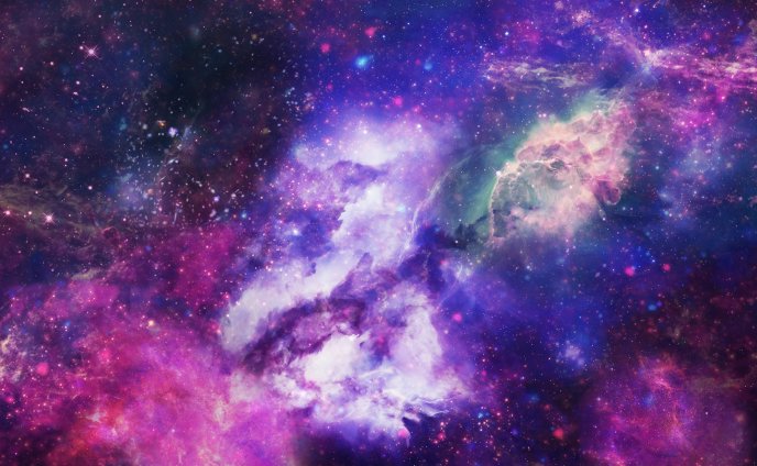Glow Galaxy Texture - Space wallpaper
