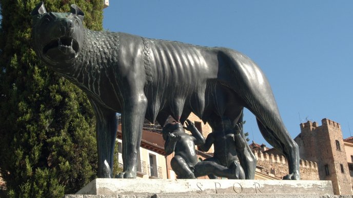 Romulus and Remus Statue from Italy