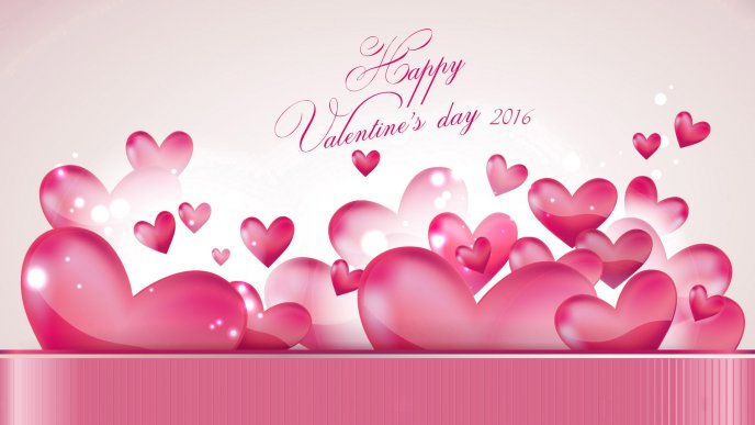 Pink Valentine's Day 2016 - Love you
