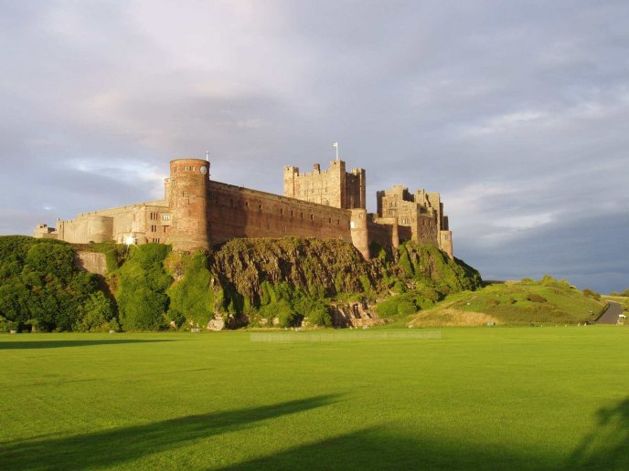 Old castle in England - Bamburgh