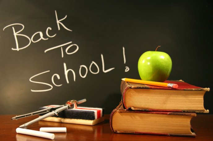 Back to school for a new year - HD wallpaper