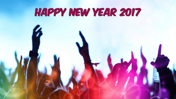 Big party in the night - Happy New Year 2017