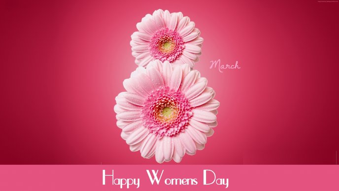 Happy International Woman day - Pink March month