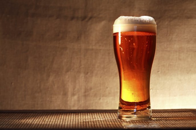 Perfect glass of beer in the summer season - Drink beer