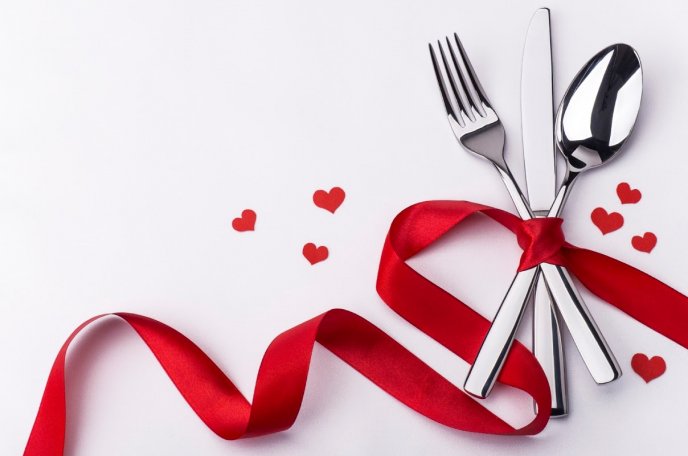 Romantic dinner on 14th February - Happy Valentines Day
