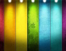 Apple Mac colorful stripes
