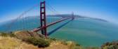 Famous Golden Gate bridge