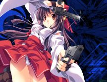 Anime - girl with two guns