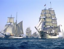 Sailing boats - The great Armada
