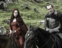 Game of Thrones season 2 - Melisandre and Stannis