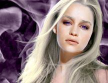 Emilia Clarke - purple eyes