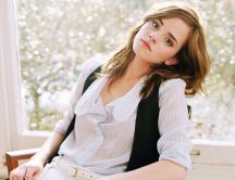 Emma Watson sad but beautiful