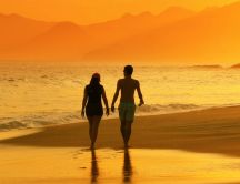 A walk on the beach with your loved one