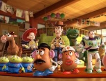 All Toy story's characters - cartoons
