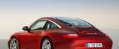 Red Porsche 911 Targa 4S - Rear view