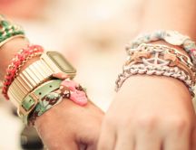 Hand accessories - watch, bracelet