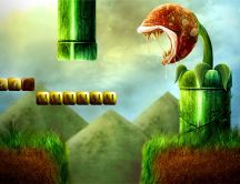 Mario game - carnivorous plant