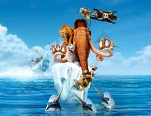 Ice Age 4 - Continental drift - floating on an iceberg