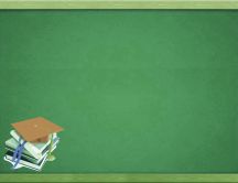Green blackboard - Back to school