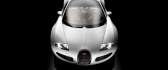 Bugatti Veyron Grand Sport - shiny silver sport car