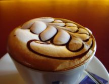 Art in a cup of coffee - sweet mornings